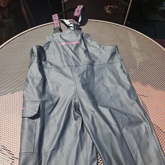 Women's Grunden Black Neptune Bib with Pink shoulder strap trim, Small - Picture 6 of 16